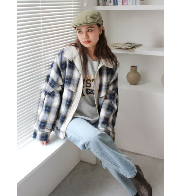 Ungrid「リバーシブルスウィングトップ」|ブルゾン・スタジャン|