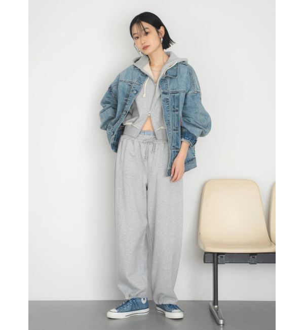 Ungrid「ダブルジップショートパーカー」|パーカー|