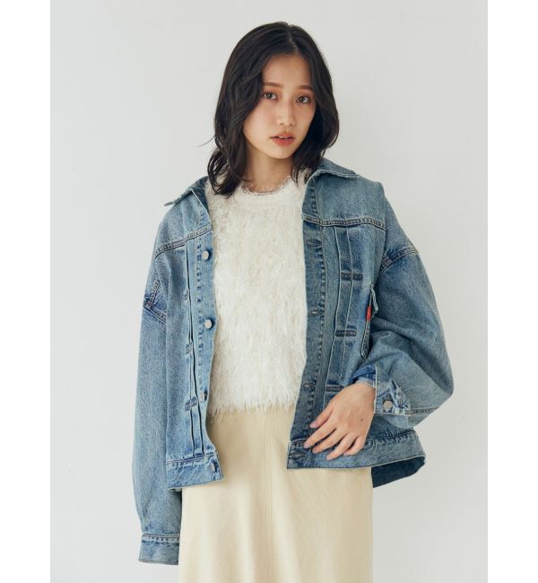 Ungrid「フェザーヤーンニットベスト」|ニット・セーター|