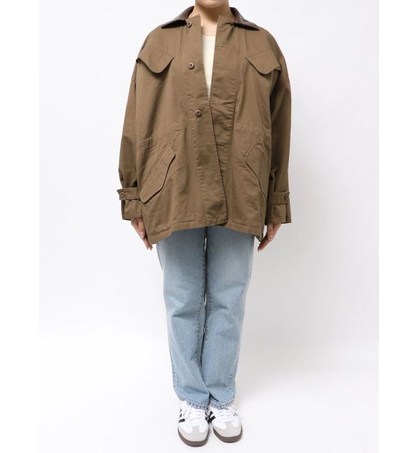 Ungrid「レザードッキングミリタリーブルゾン」|ブルゾン・スタジャン|