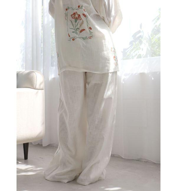 Ungrid「エンブロイダリーエスニックラフパンツ」|その他|