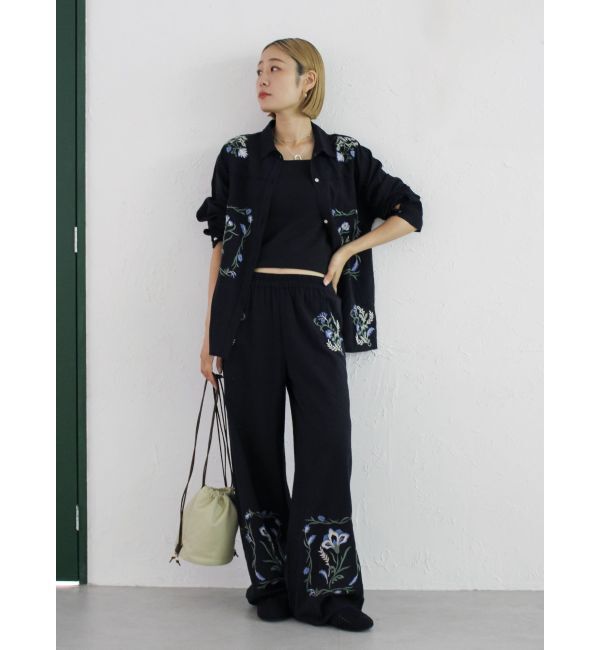 Ungrid「エンブロイダリーエスニックラフパンツ」|その他|