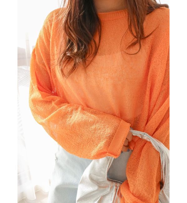 Ungrid「シアーショートニット」|ニット・セーター|