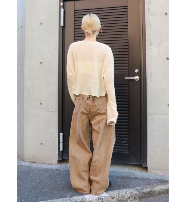 Ungrid「シアーショートニット」|ニット・セーター|