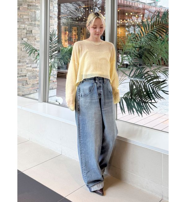 Ungrid「シアーショートニット」|ニット・セーター|