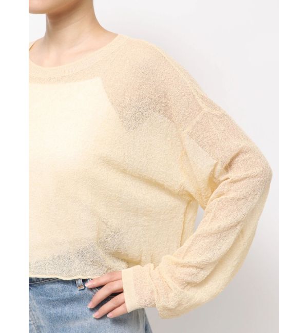 Ungrid「シアーショートニット」|ニット・セーター|