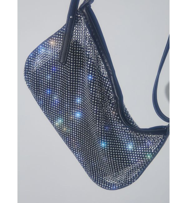 LAGUNAMOON「LADY袱紗付きチュールビジューバッグ」|ハンドバッグ|