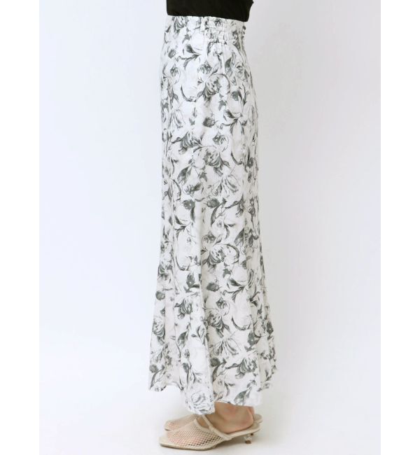 LAGUNAMOON「楊柳フラワーナローフレアスカート」|スカート|