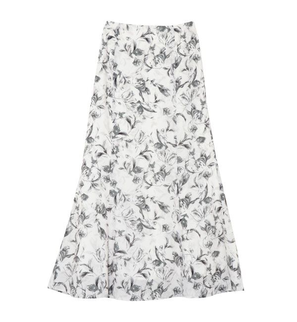 LAGUNAMOON「楊柳フラワーナローフレアスカート」|スカート|