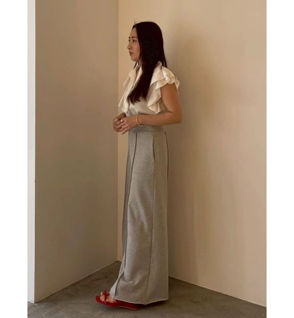 LAGUNAMOON「ZIPスウェットワイドフレアパンツ」|その他|