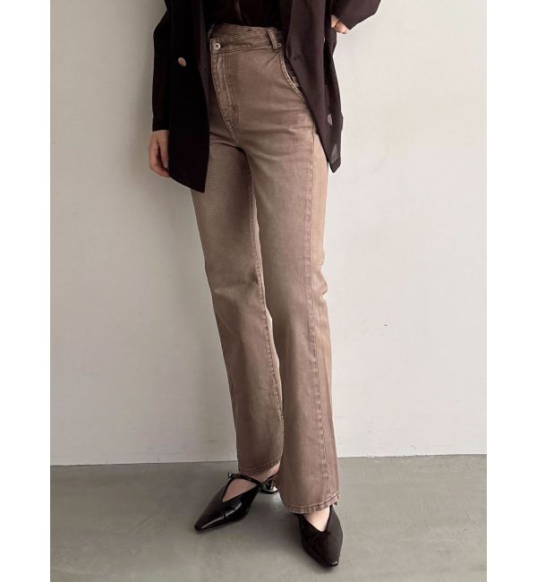 LAGUNAMOON「スリムフレアデニムパンツ」|デニム|