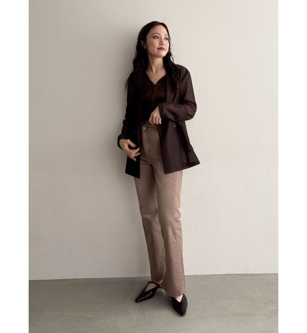 LAGUNAMOON「スリムフレアデニムパンツ」|デニム|