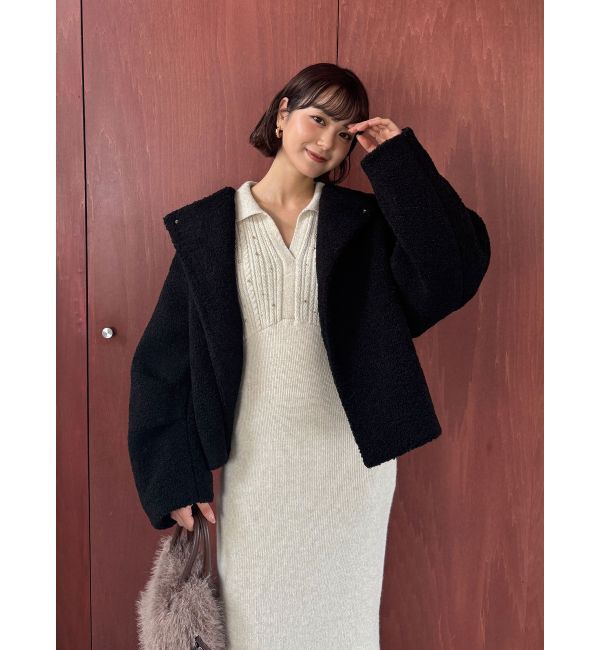 LAGUNAMOON「【REVIVAL】ボアブルゾン」|ブルゾン・スタジャン|