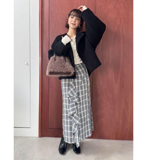 LAGUNAMOON「【REVIVAL】ボアブルゾン」|ブルゾン・スタジャン|