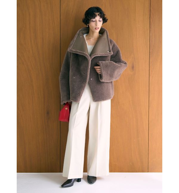 LAGUNAMOON「ウォッシャブルタックワイドパンツ」|その他|