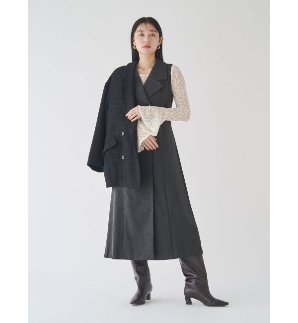 LAGUNAMOON「ツイードオーバージャケットコート」|その他|