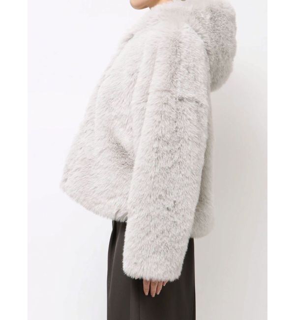 LAGUNAMOON「フェイクファーフーディコート」|その他|