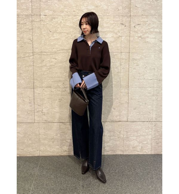 LAGUNAMOON「ワイドフレアデニムパンツ」|デニム|