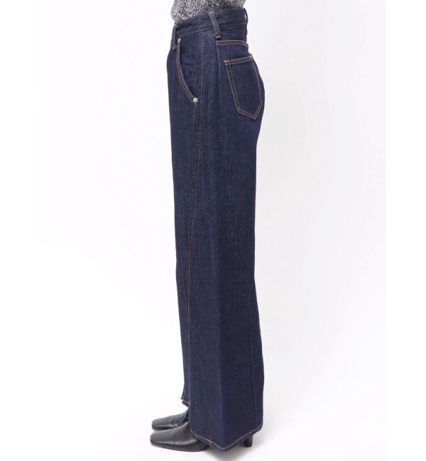 LAGUNAMOON「ワイドフレアデニムパンツ」|デニム|