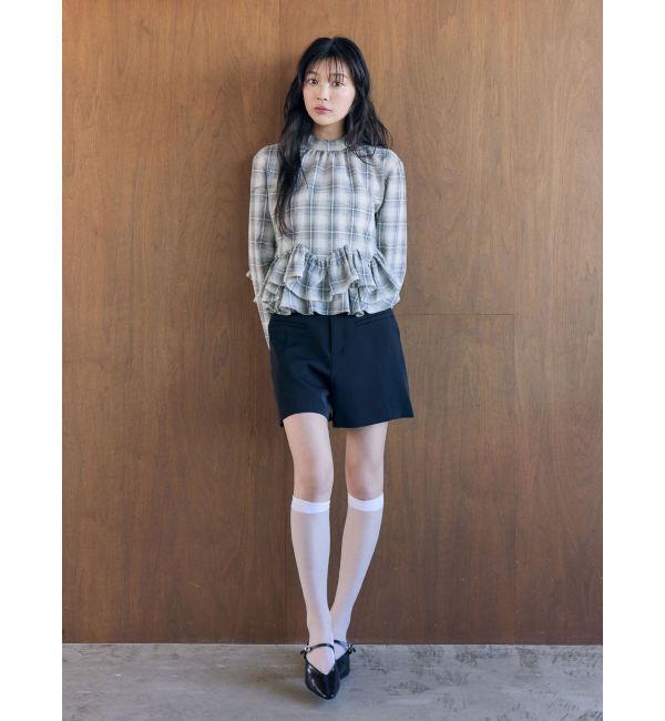 LAGUNAMOON「ボウタイボリュームヘムブラウス」|シャツ・ブラウス|