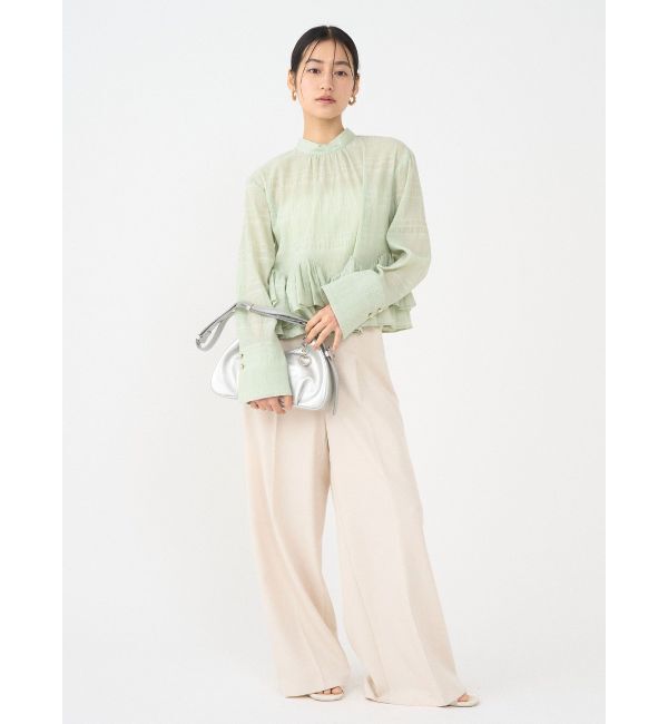 LAGUNAMOON「ボウタイボリュームヘムブラウス」|シャツ・ブラウス|