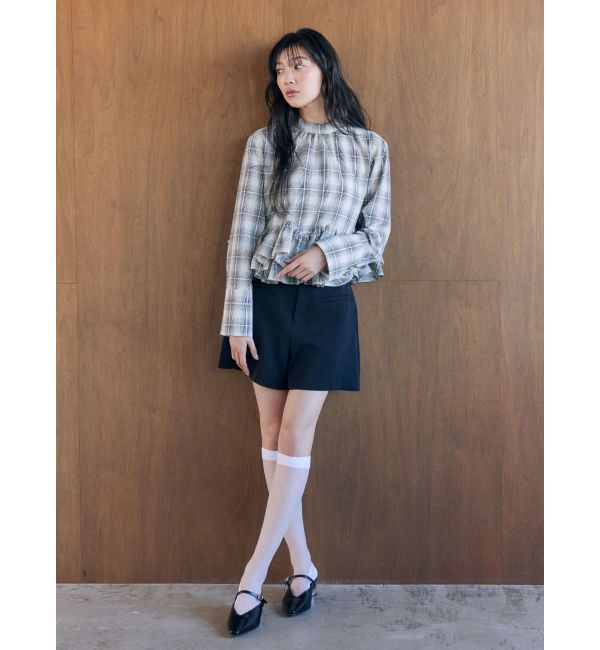 LAGUNAMOON「ボウタイボリュームヘムブラウス」|シャツ・ブラウス|