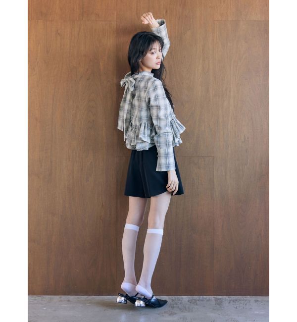 LAGUNAMOON「ボウタイボリュームヘムブラウス」|シャツ・ブラウス|