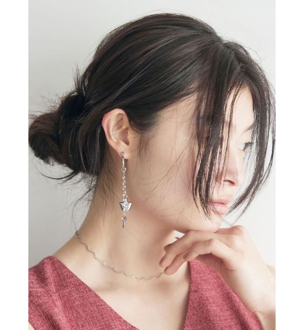 LAGUNAMOON「フロントZIPミックスカラーワンピース」|ワンピース|