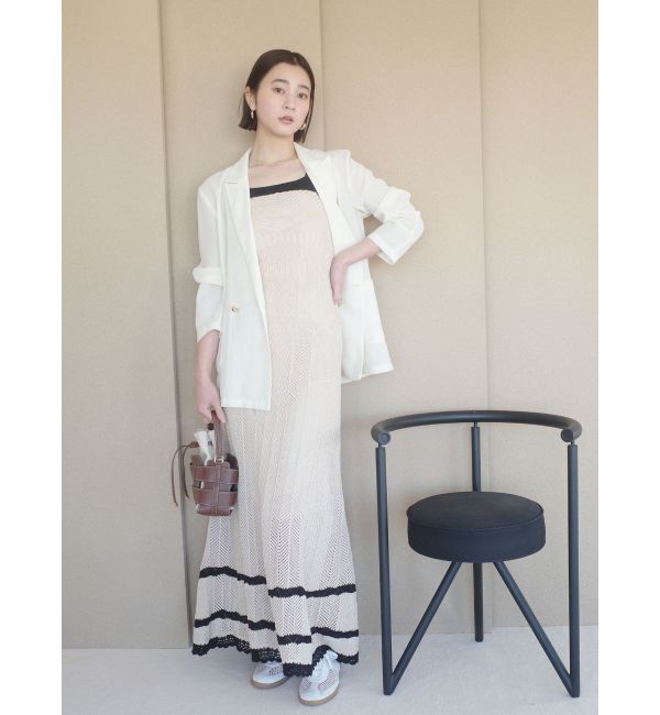 LAGUNAMOON「ノースリレースニットワンピース」|ワンピース|