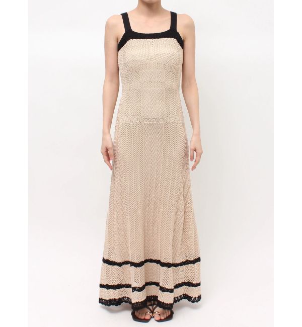 LAGUNAMOON「ノースリレースニットワンピース」|ワンピース|