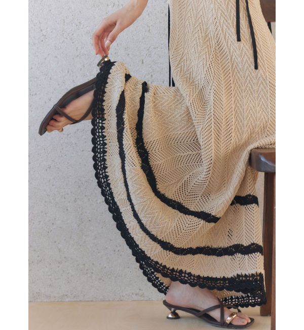 LAGUNAMOON「ノースリレースニットワンピース」|ワンピース|