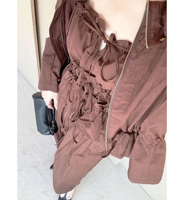 LAGUNAMOON「ギャザーペプラムキャミソール」|キャミソール|