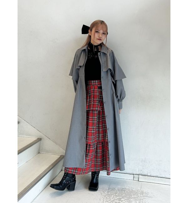 jouetie「ケープロングコートワンピース」|ワンピース|