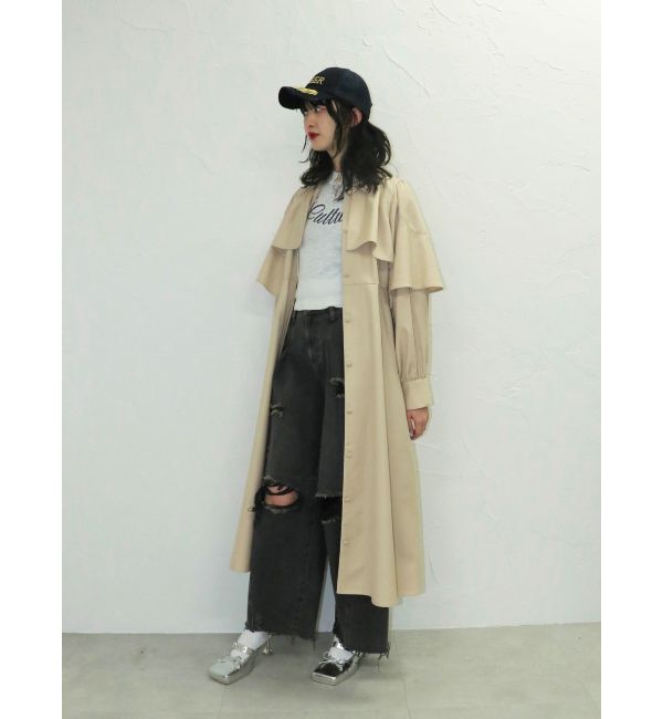 jouetie「ケープロングコートワンピース」|ワンピース|