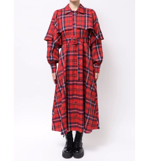 jouetie「ケープロングコートワンピース」|ワンピース|