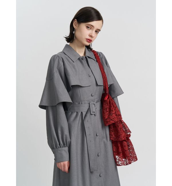 jouetie「ケープロングコートワンピース」|ワンピース|