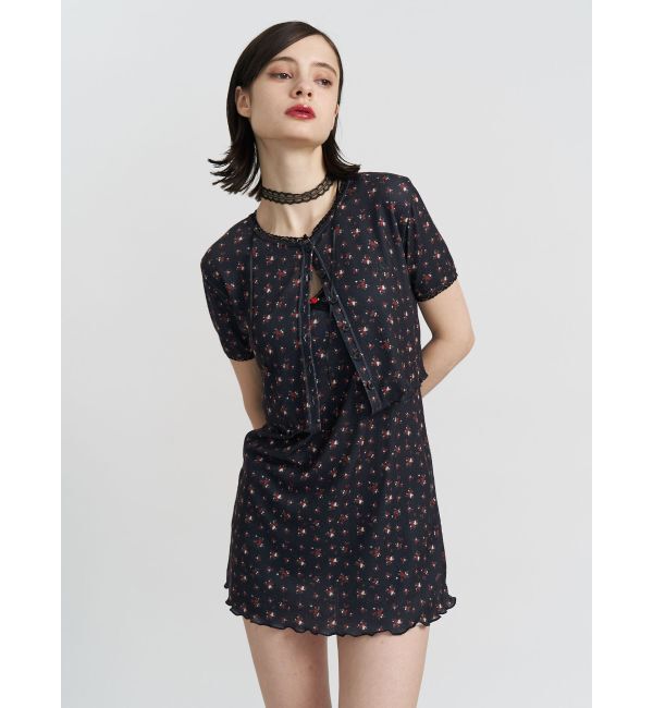 jouetie「フラワーカットカーデ【セット対応】」|カーディガン|