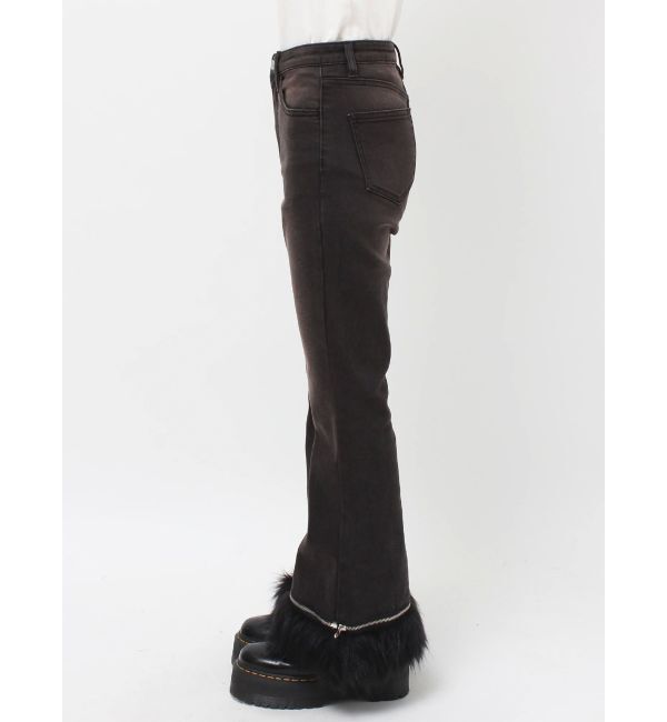 jouetie「ファードッキングフィットフレアデニム」|デニム|