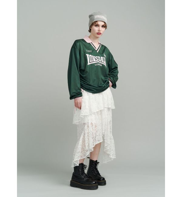 jouetie「【LONSDALE&times;jouetie】ロゴユニフォームトップス」|Tシャツ・カットソー|