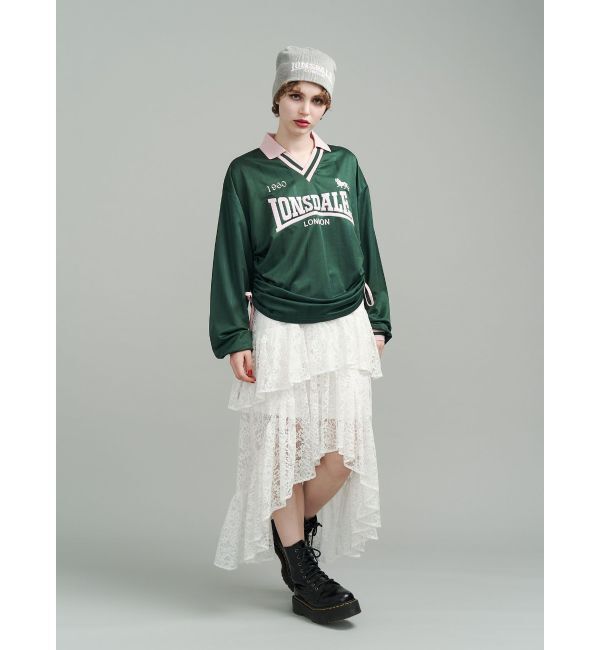 jouetie「【LONSDALE&times;jouetie】ロゴユニフォームトップス」|Tシャツ・カットソー|