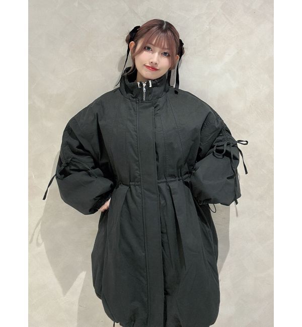 jouetie「ギャザーリボンモッズコート」|ミリタリー・モッズコート|