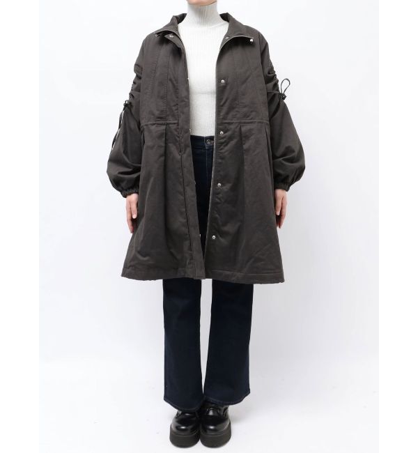 jouetie「ギャザーリボンモッズコート」|ミリタリー・モッズコート|