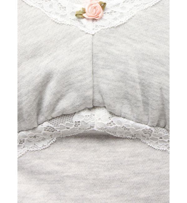 jouetie「レースドッキングスウェットキャミワンピース」|ワンピース|