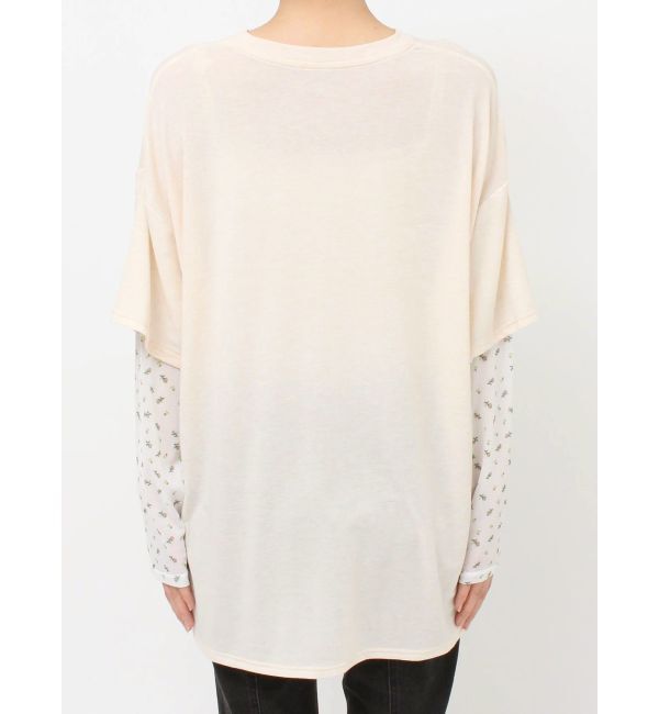 merry jenny「cat ribbonレイヤードロンT」|Tシャツ・カットソー|