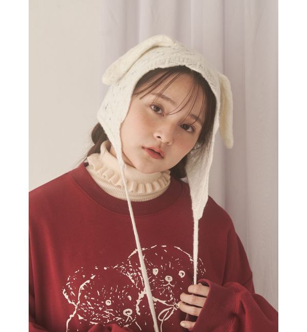 merry jenny「animal lace knit cap」|その他|