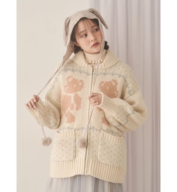 merry jenny「animal lace knit cap」|その他|