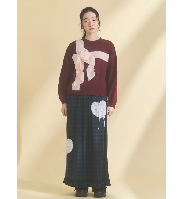 merry jenny「message heart skirt」|スカート|