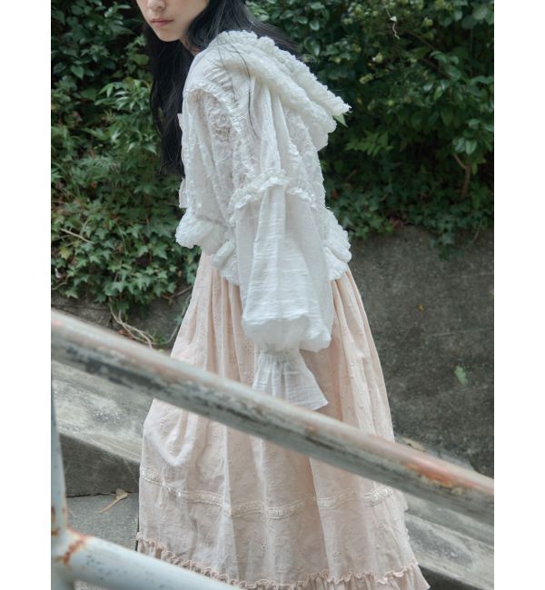 merry jenny「レースフードブルゾン」|ブルゾン・スタジャン|