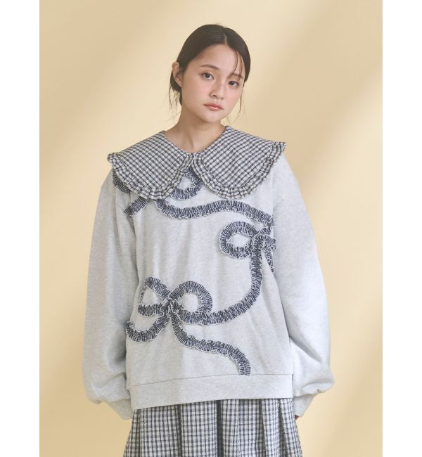 merry jenny「くるくるリボンスウェット」|スウェット・ジャージ|