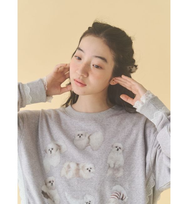 merry jenny「モコゾウいっぱいスウェット」|スウェット・ジャージ|